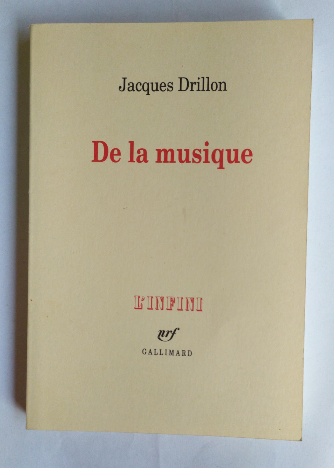 De la musique - copertina