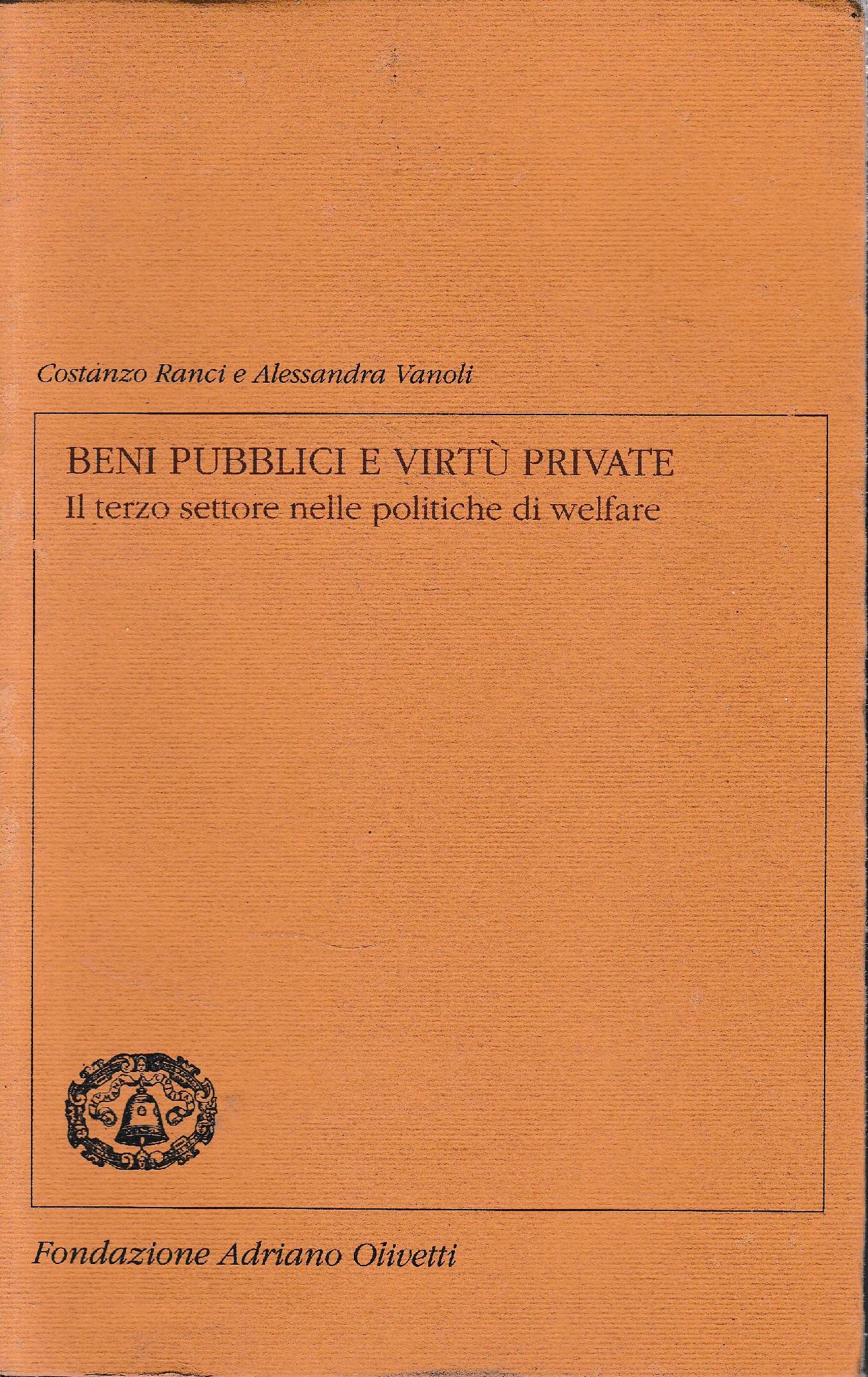 Beni pubblici e virtù private - copertina