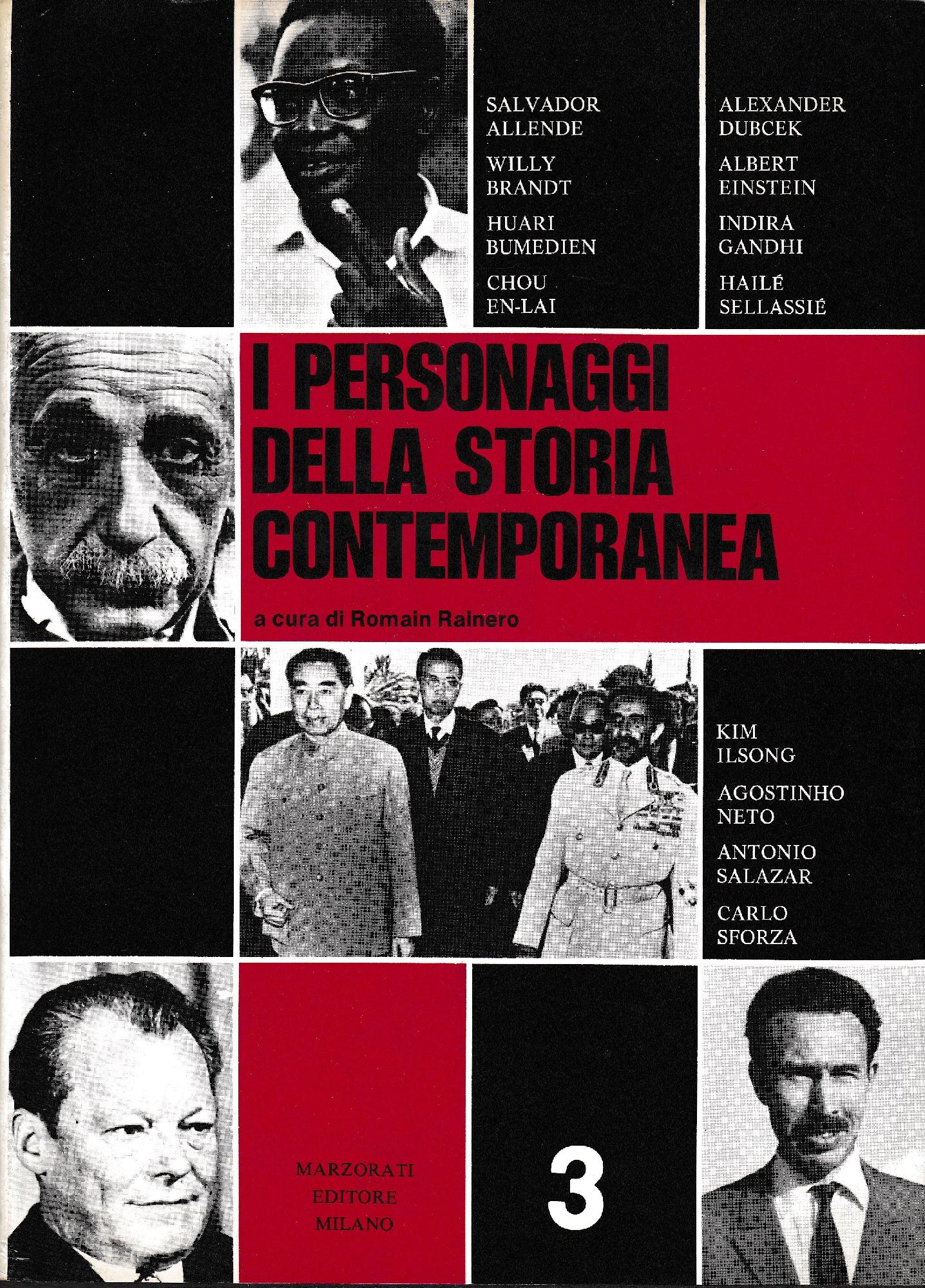 I personaggi della storia contemporenea, vol. 3 - copertina