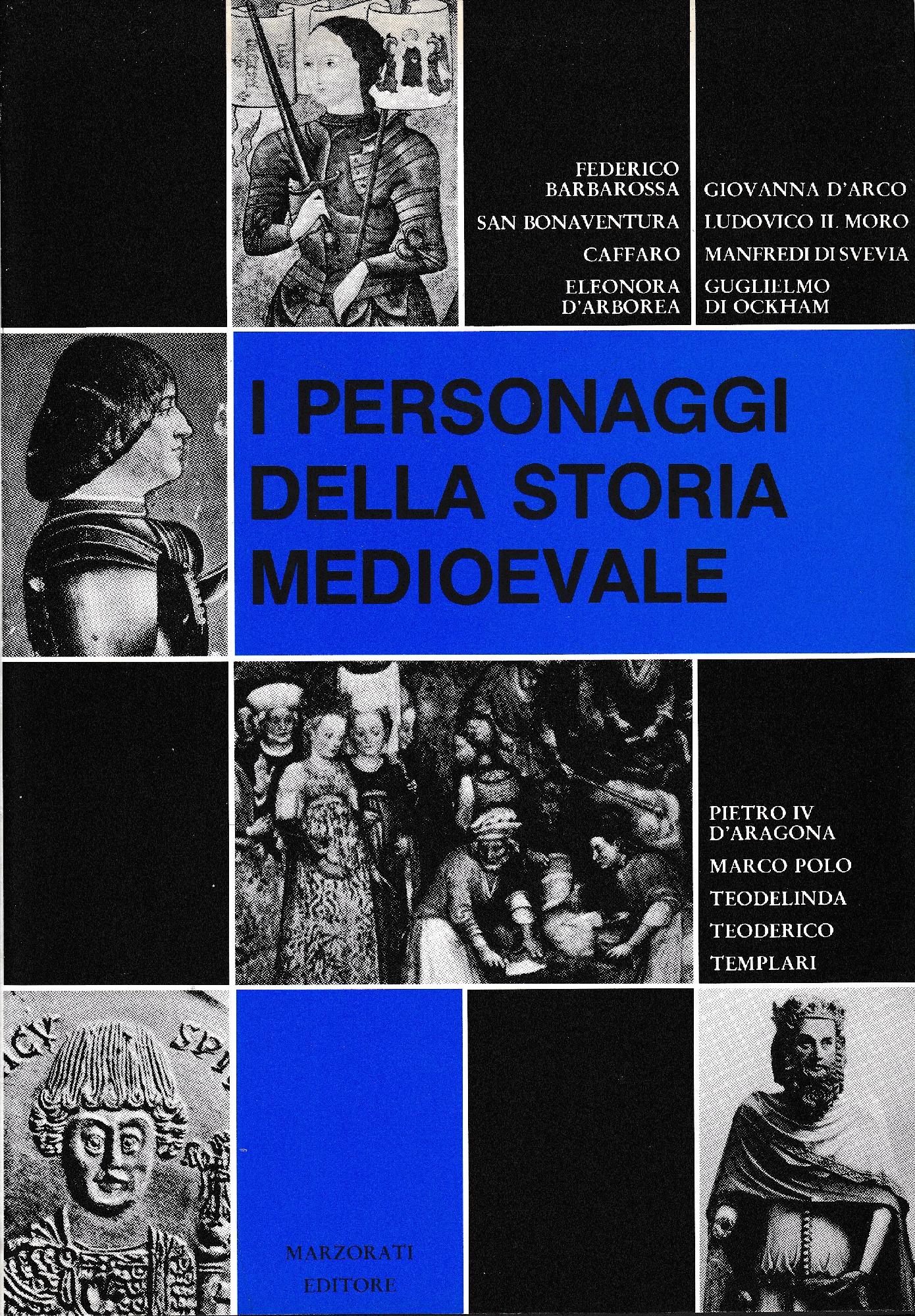 I personaggi della storia medioevale - copertina