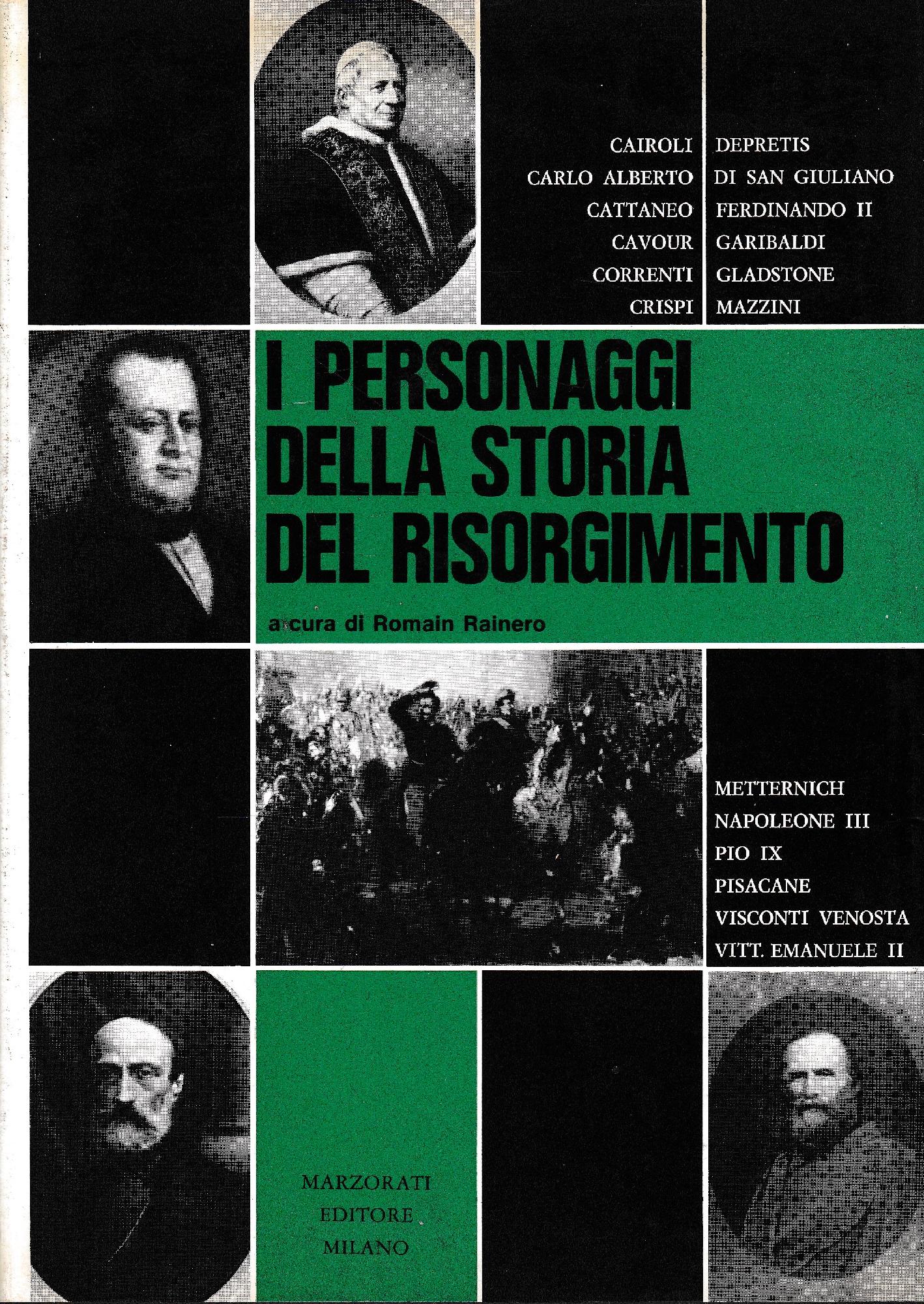I personaggi della storia del Risorgimento - copertina