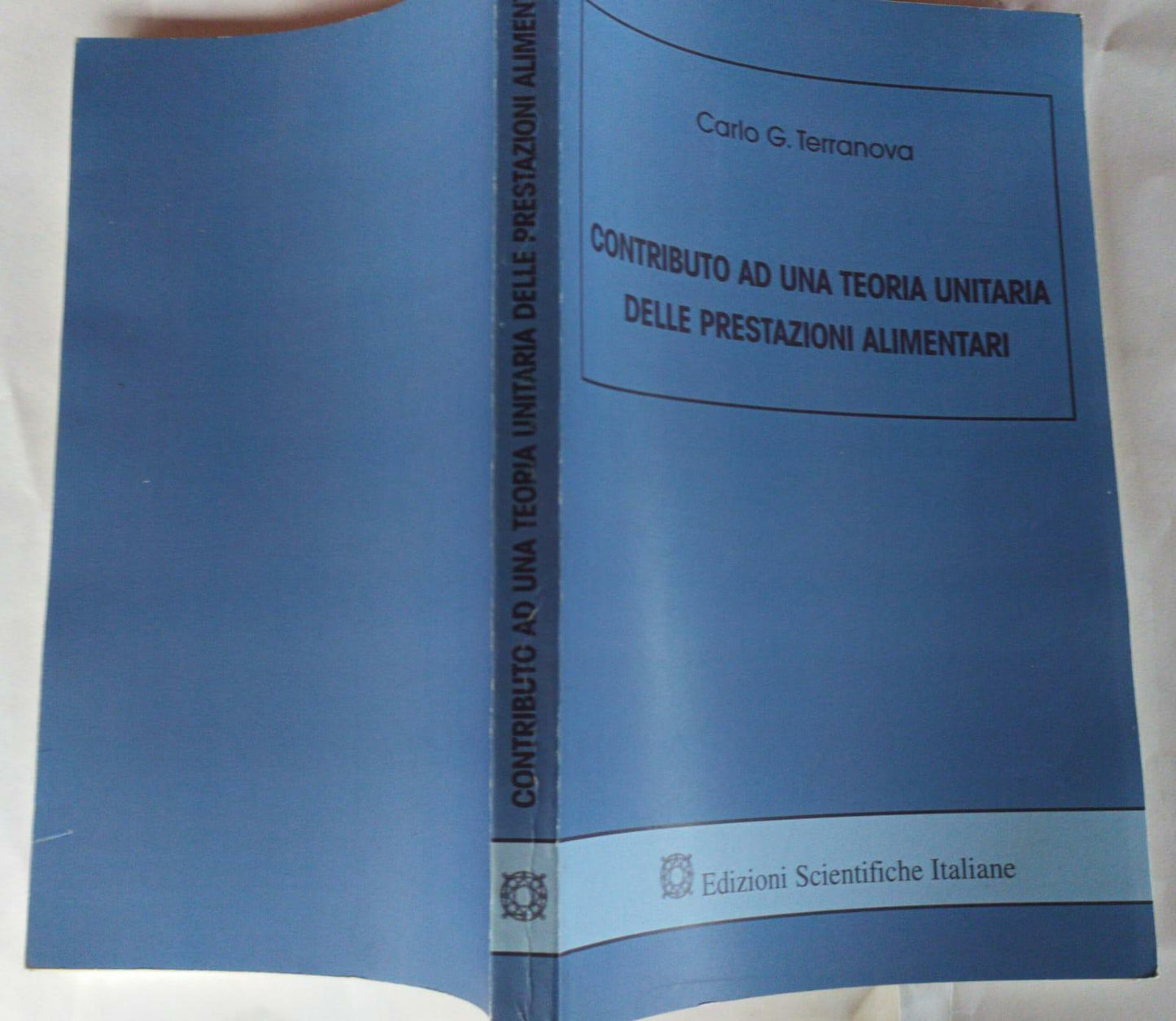 Contributo ad una teoria unitaria delle prestazioni alimentari - copertina