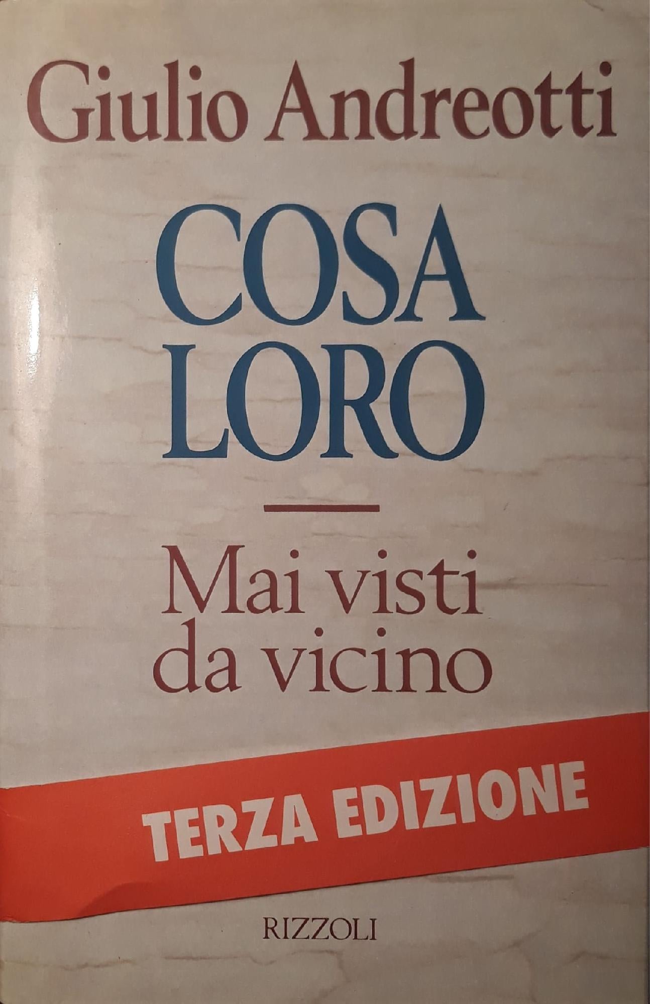 Cosa loro : mai visti da vicino - copertina