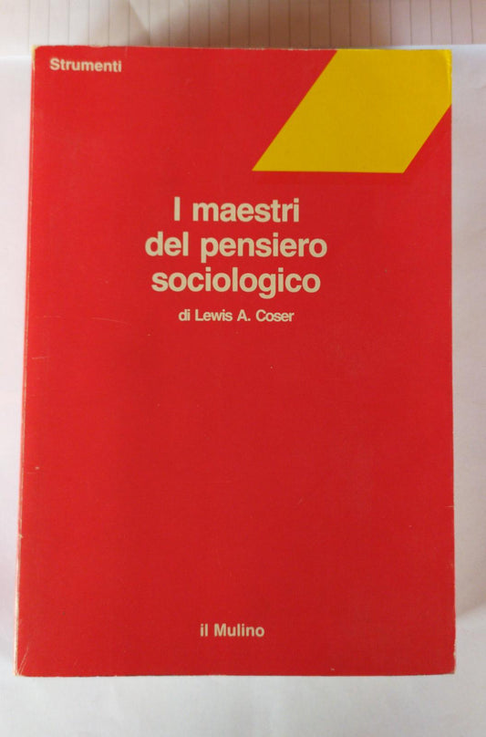 I maestri del pensiero sociologico - copertina