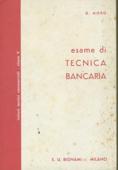 Esame di tecnica bancaria - copertina