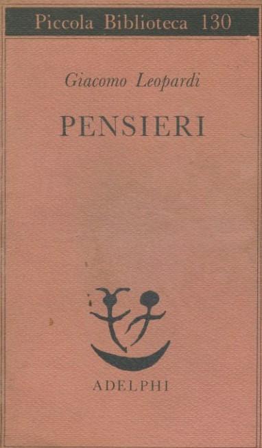 Pensieri - copertina