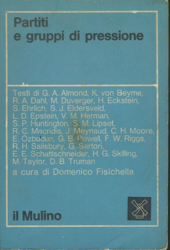 Partiti e gruppi di pressione - copertina
