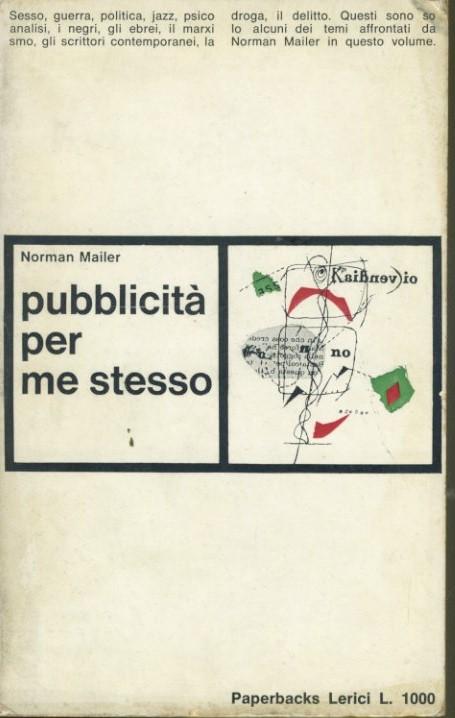 Pubblicità per me stesso - copertina