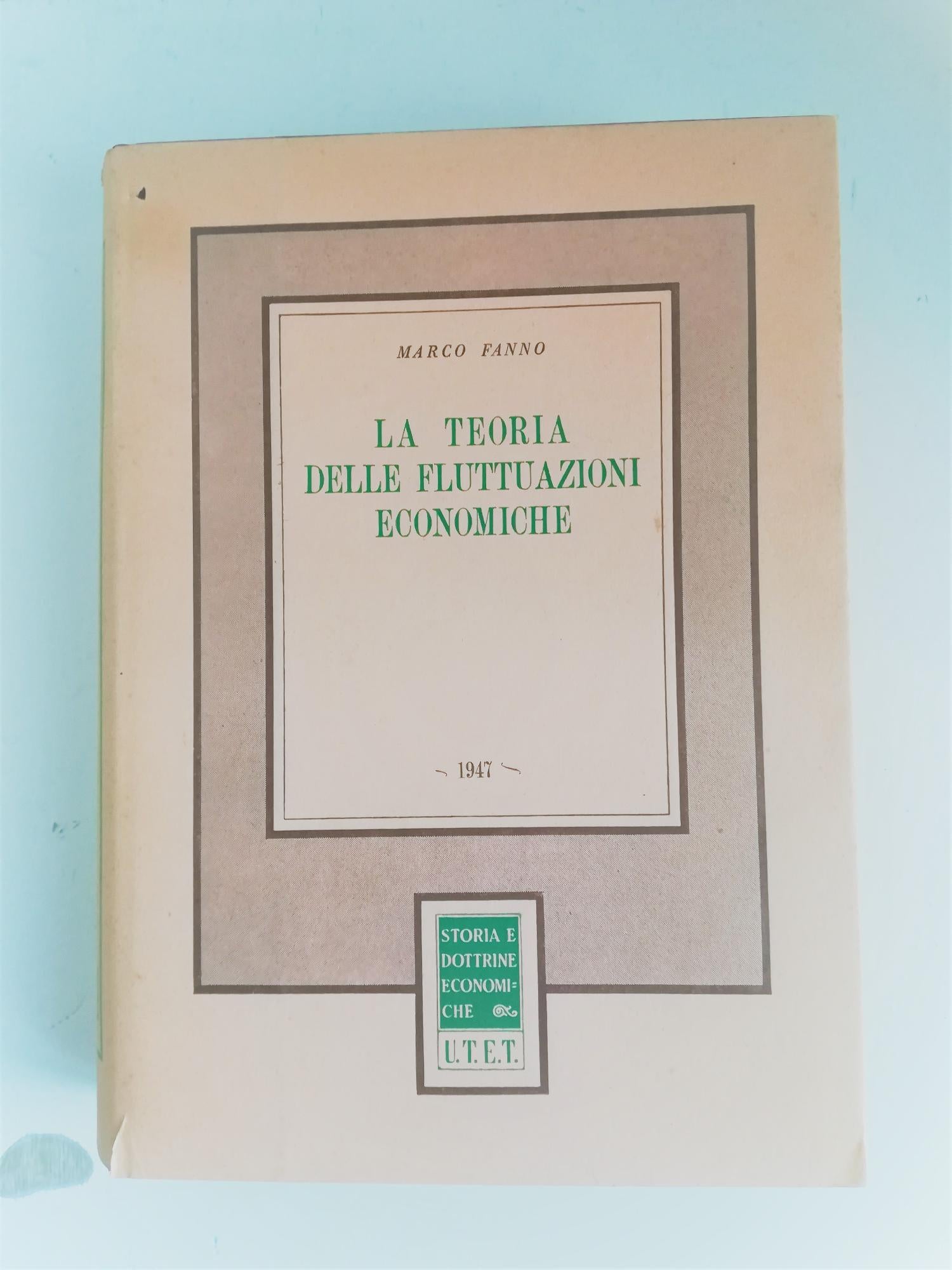 La teoria delle fluttuazioni economiche - copertina