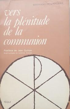 Vers la plénitude de la communion - copertina