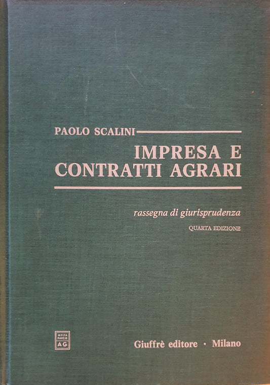 Impresa e contratti agrari : rassegna di giurisprudenza - copertina