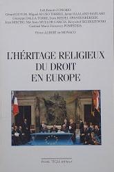 L'héritage religieux du droit en Europe : actes du congrés européen de l'union internatiaonale - copertina