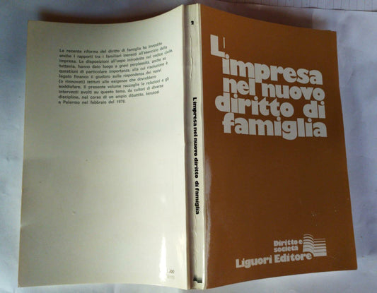 L'impresa nel nuovo diritto di famiglia - copertina