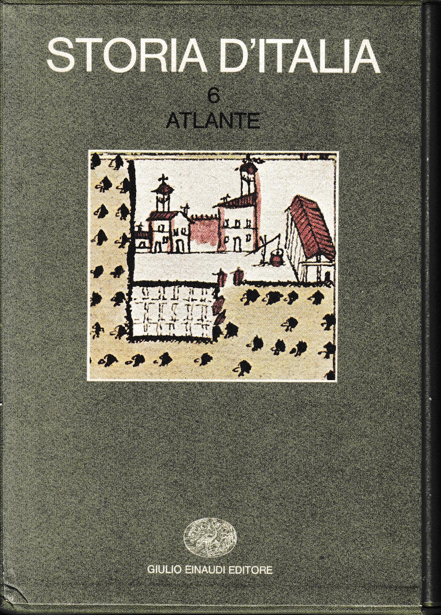 Storia d'Italia, vol. sesto. Atlante - copertina