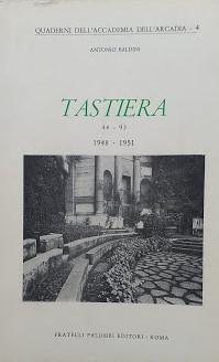Quaderni dell'Accademia dell'Arcadia, 4. Tastiera 44-93, 1948-1951 - copertina
