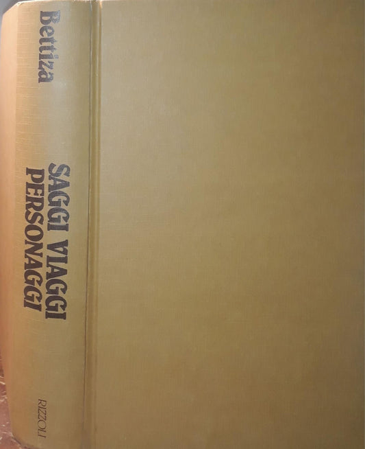 Saggi viaggi personaggi. (I edizione) - copertina