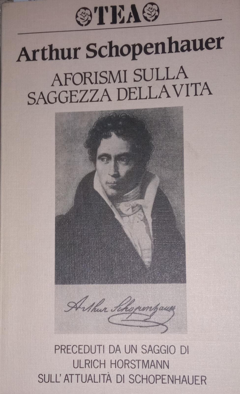 Aforismi sulla saggezza della vita - copertina