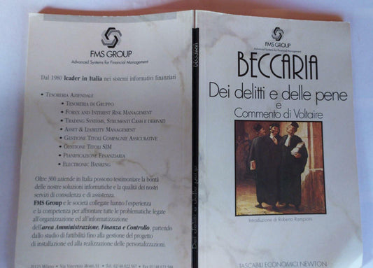 Dei delitti e delle pene e Commento di Voltaire - copertina