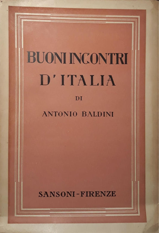 Buoni incontri d'Italia - copertina