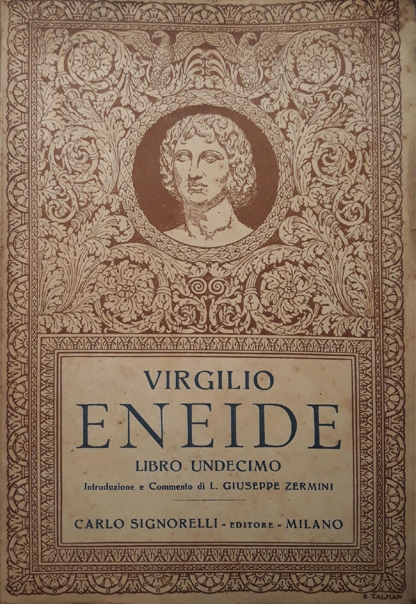 Eneide: Libro undicesimo - copertina