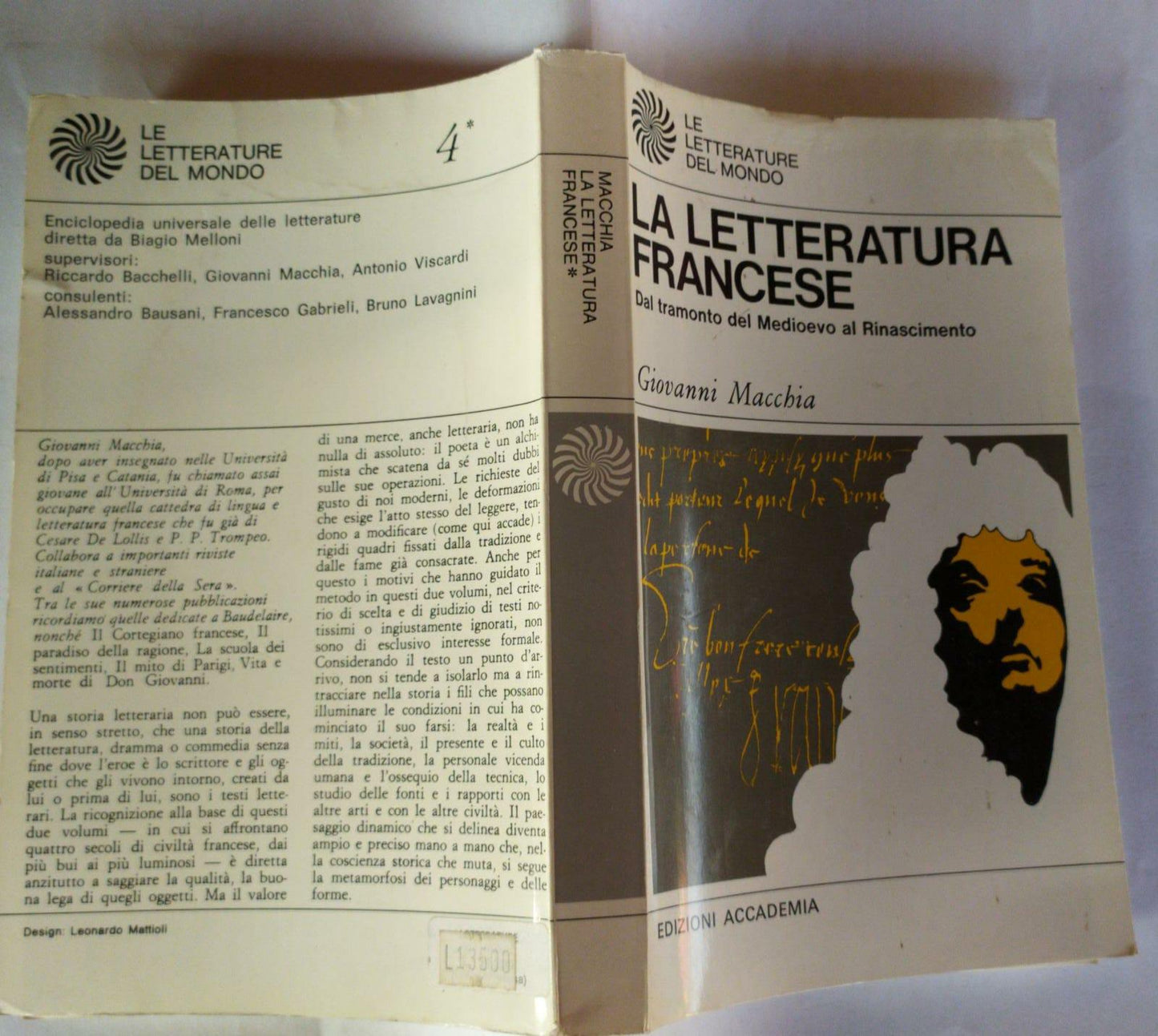 La letteratura francese. Dal Tramonto del Medioevo al Rinascimento tomo I - copertina