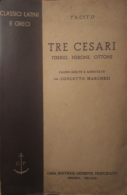 Tre cesari: Tiberio, Nerone, Ottone - copertina