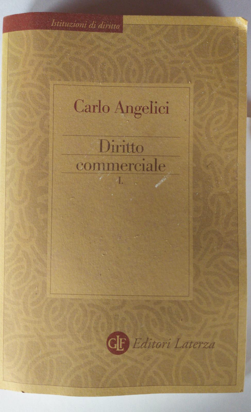 Diritto commerciale 1 - copertina
