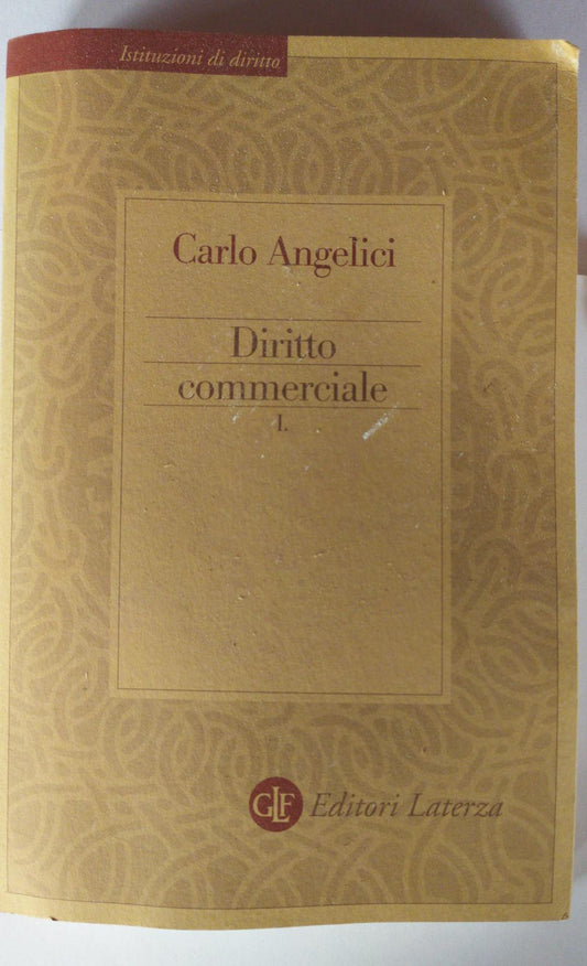 Diritto commerciale 1 - copertina