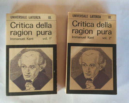Critica della ragion pura. Volume I II - copertina
