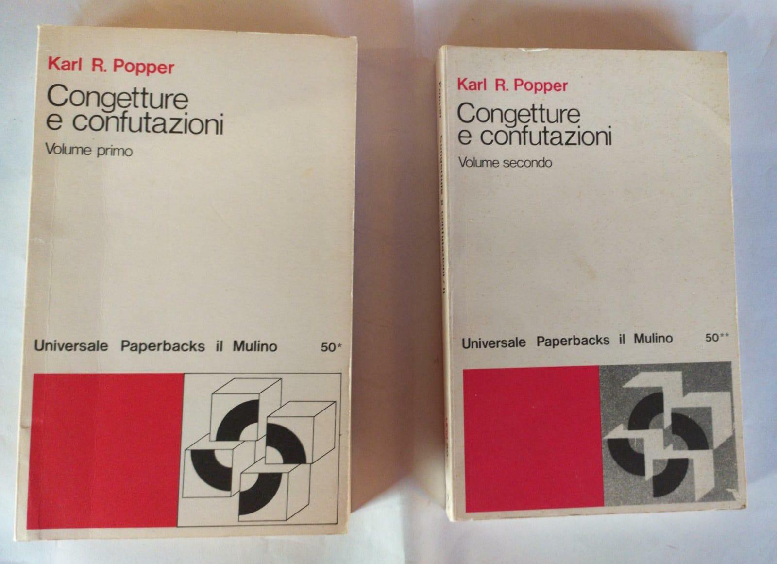 Congetture e confutazioni. Volume I II - copertina