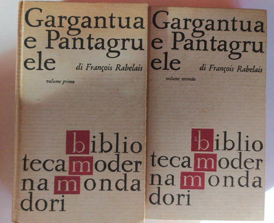 Gargantua e pantagruele Volume I II - copertina