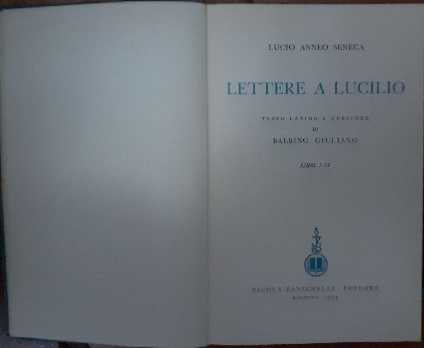 Lettere a Lucilio Libri XV-XX - copertina
