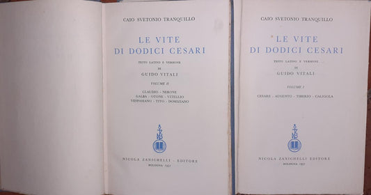 Le vite di dodici Cesari. Volume I II - copertina