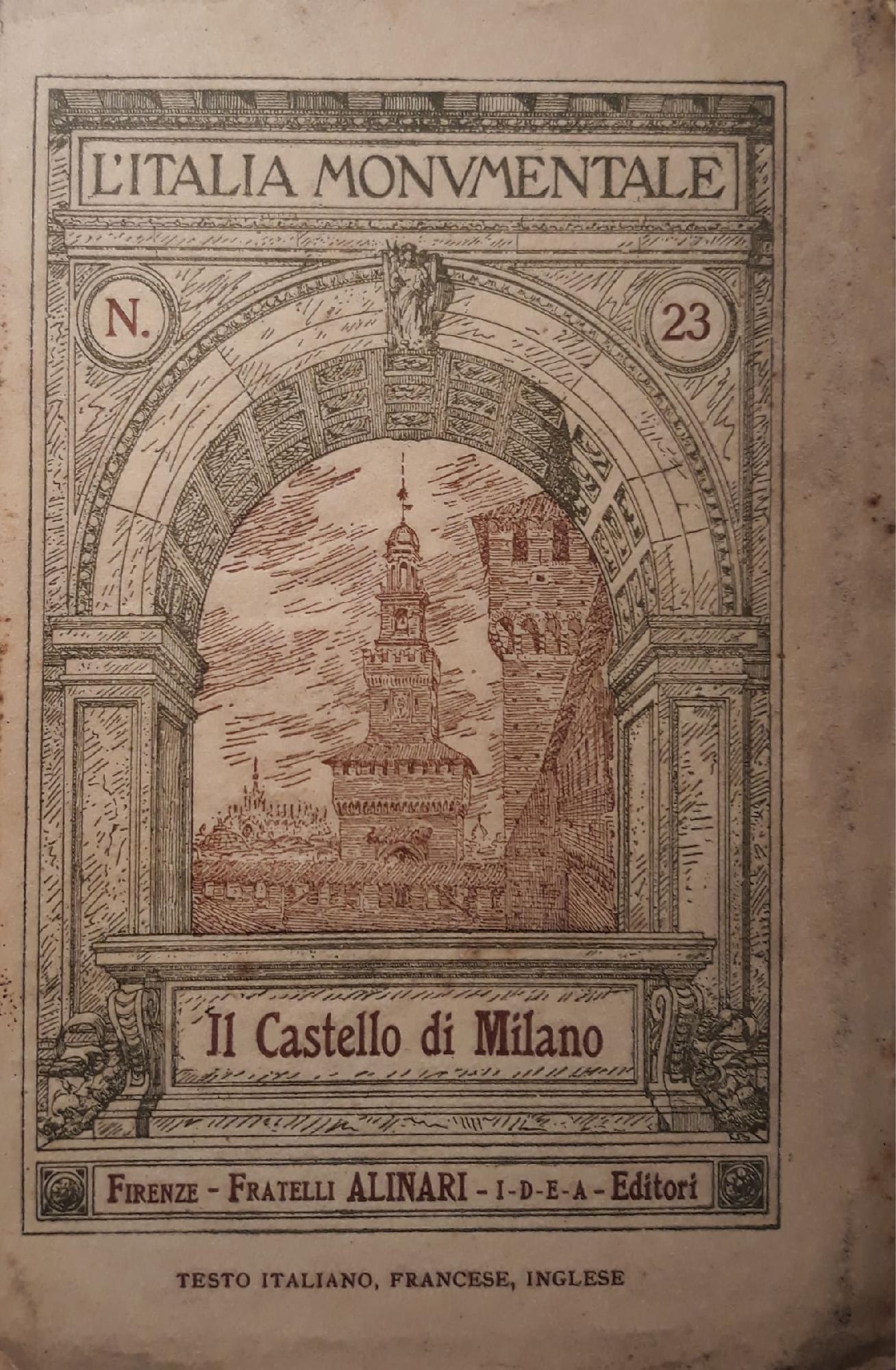 L'Italia monumentale: Il Castello di Milano - copertina