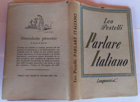 Parlare italiano - copertina