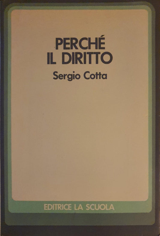 Perché il diritto - copertina
