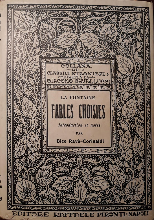 Fables choisies: introduction et notes par Bice Ravà - Corinaldi - copertina