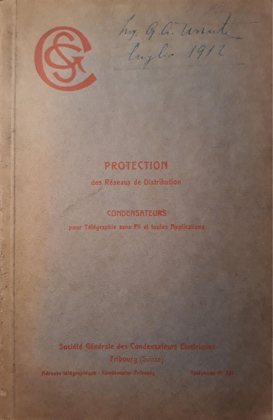 Protection des Réseaux de distribution condensateurs pour telegraphie sans fil e toutes application - copertina