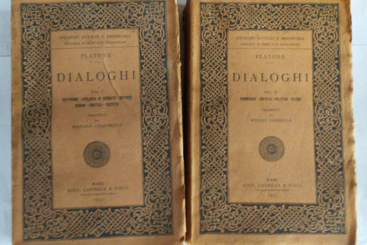 Dialoghi. Volume I-II - copertina