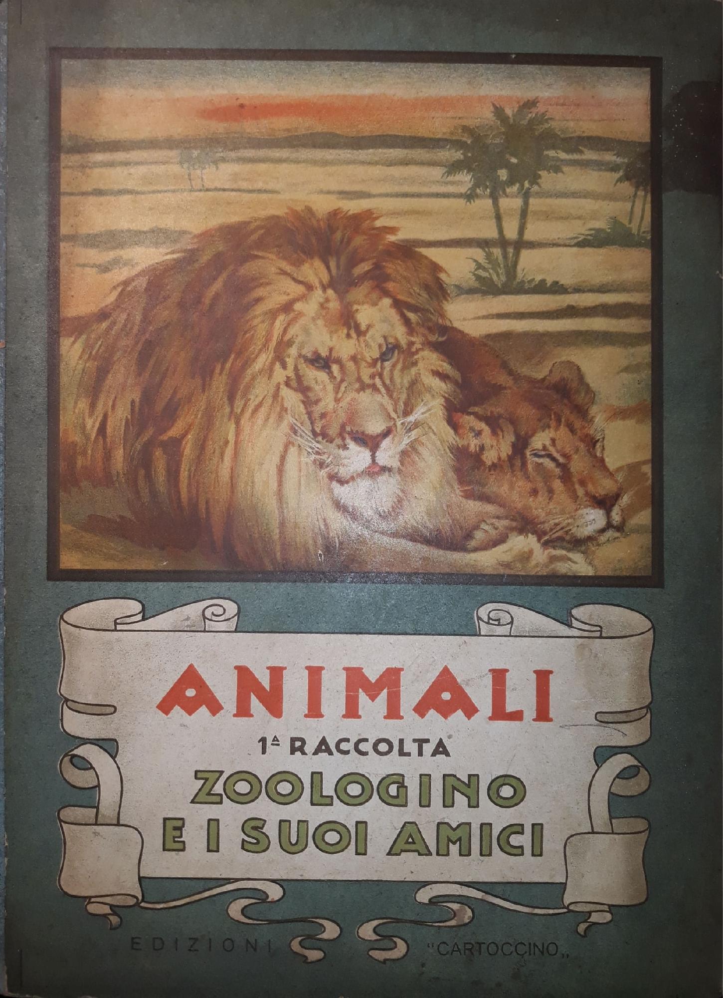 Animali. Prima raccolta: Zoologino e i suoi amici - copertina