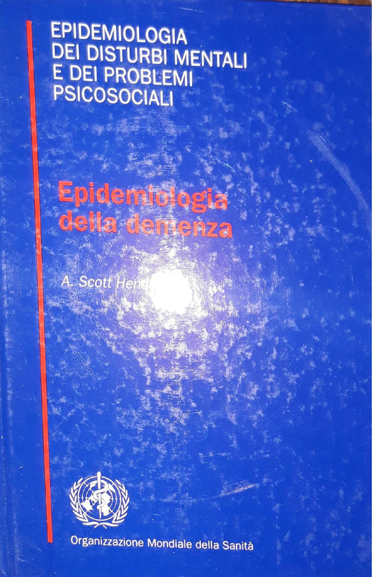 Epidemiologia della demenza. (OMS) - copertina