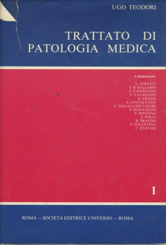 Trattato di patologia medica. Volumi 1-2 più indice analitico - copertina