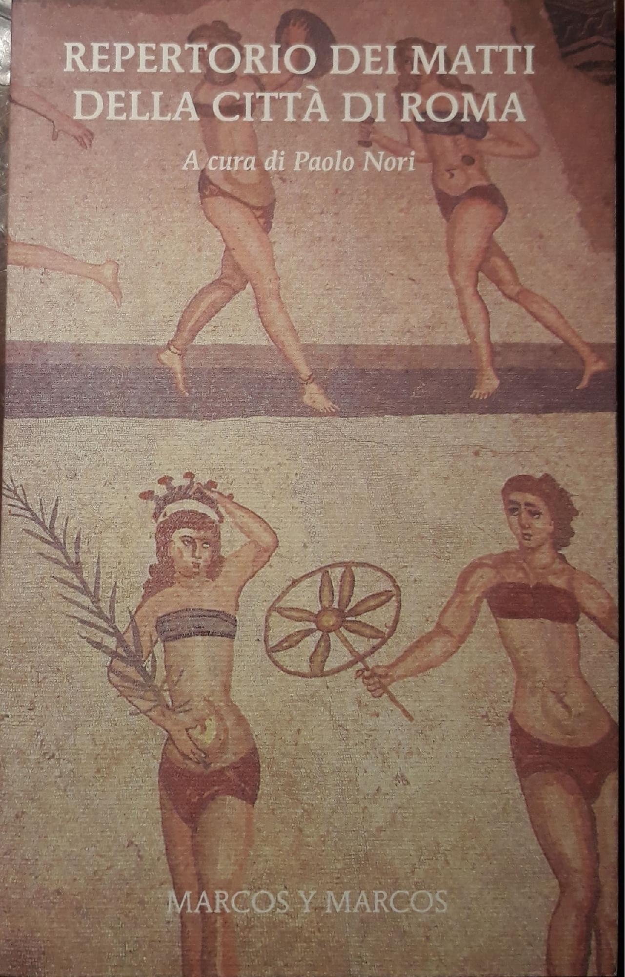 Repertorio dei matti della città di Roma - copertina