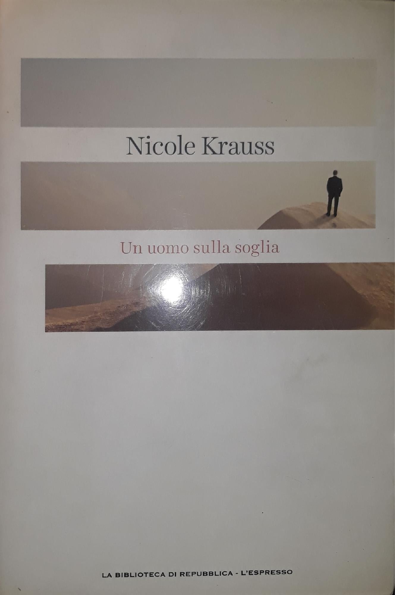 Un uomo sulla soglia - copertina
