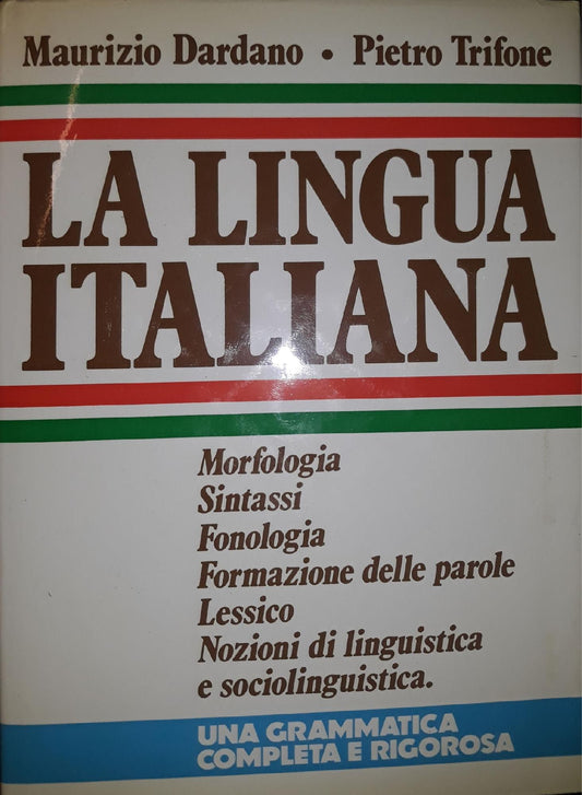 La lingua italiana - copertina