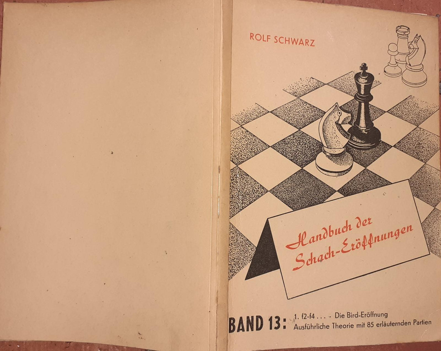 Handbuch der Schach-eroffnungen 13 - copertina