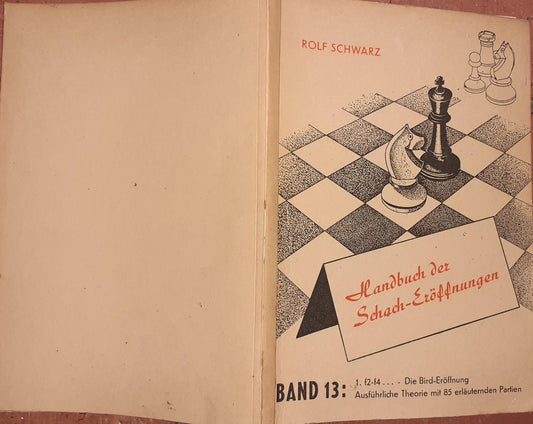 Handbuch der Schach-eroffnungen 13 - copertina