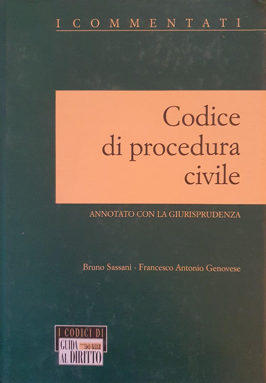 Codice di procedura civile : annotato con la giurisprudenza - copertina