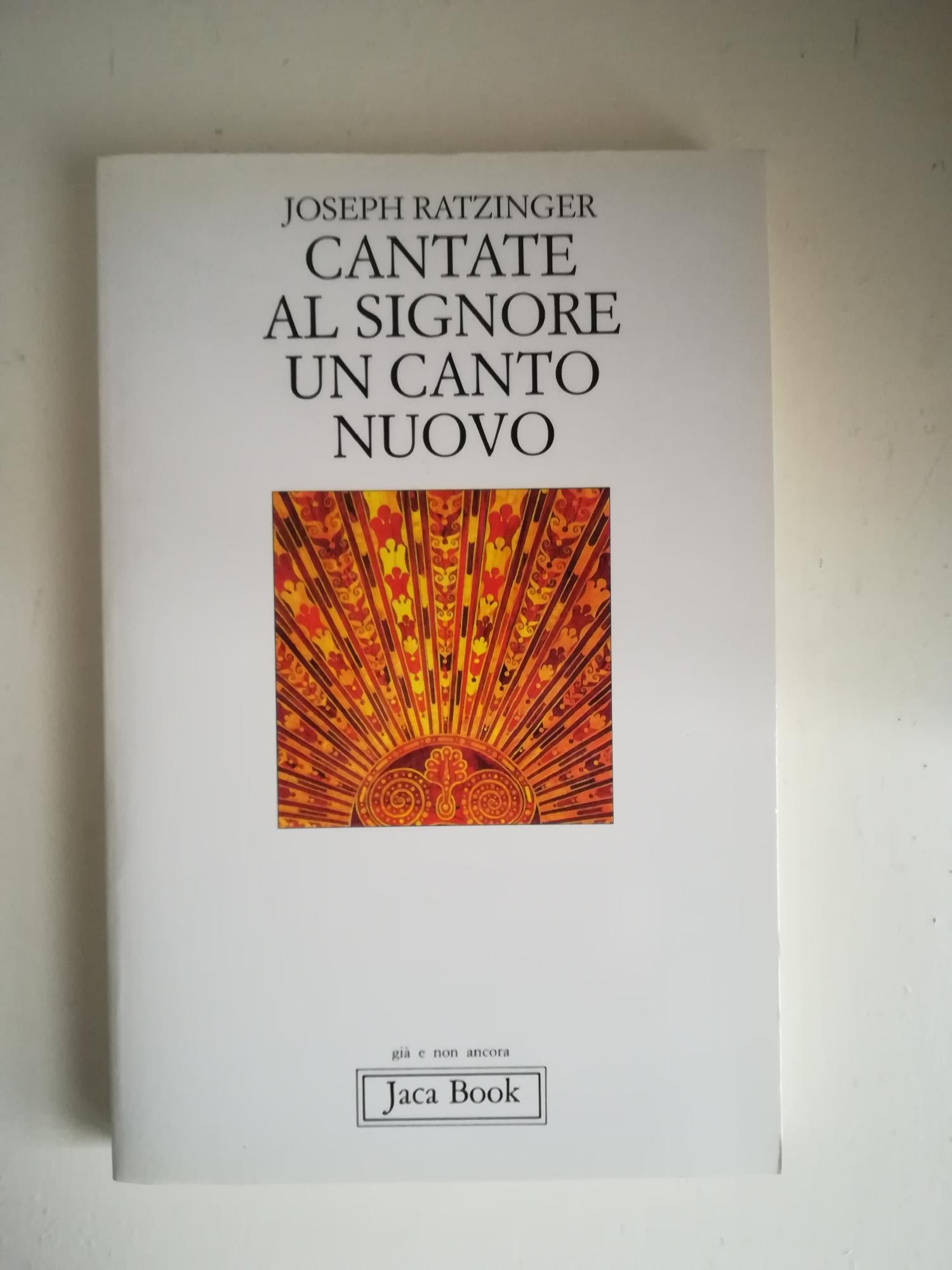 Cantate al Signore un canto nuovo : saggi di cristologia e liturgia - copertina