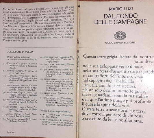 Dal Fondo delle campagne - copertina